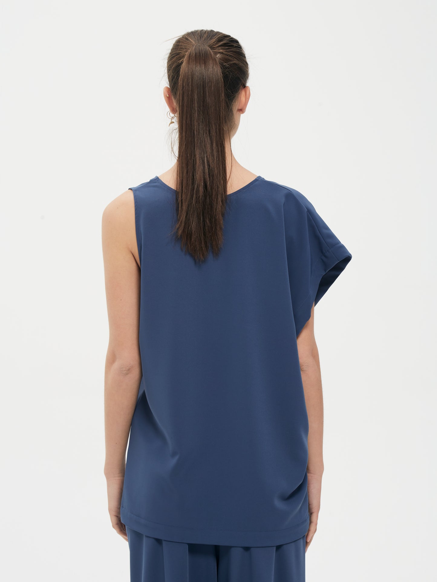 IXOS Top con maniche asimmetriche BLU