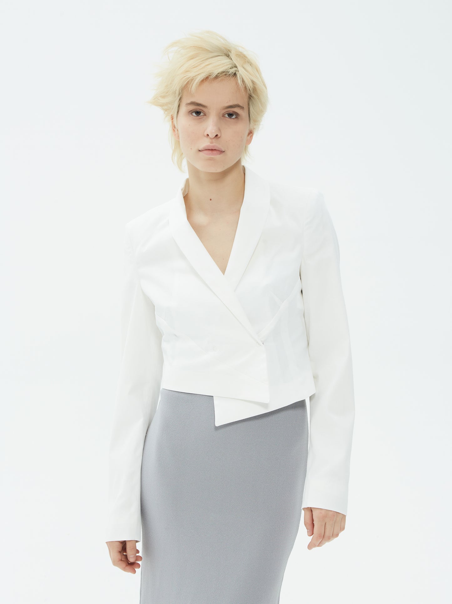 IXOS Giacca cropped BIANCO