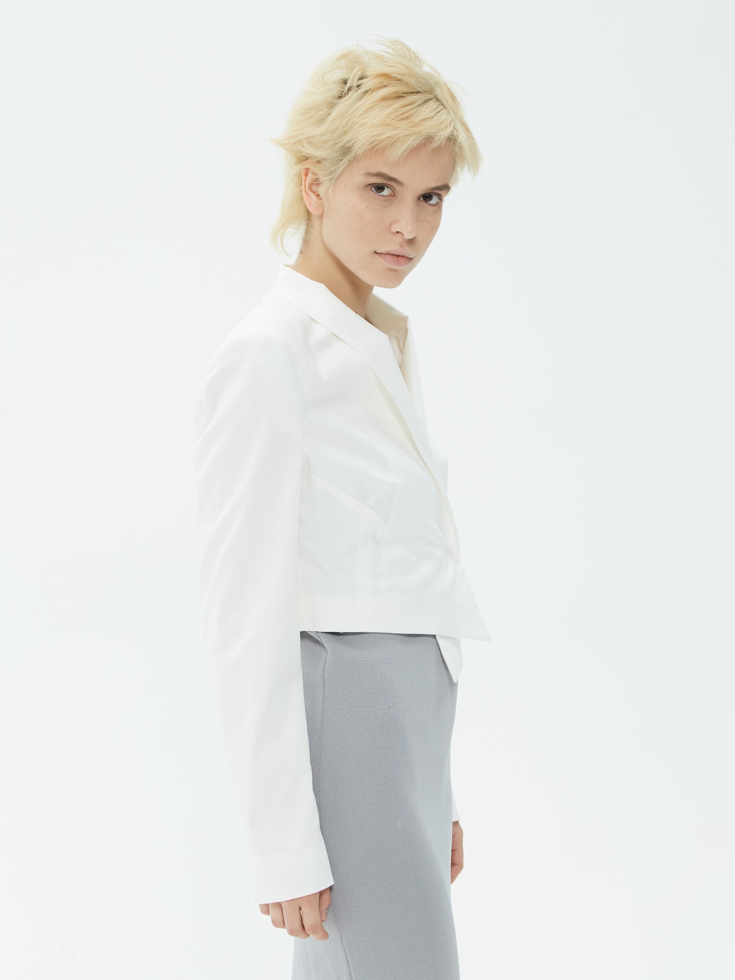 IXOS Giacca cropped BIANCO