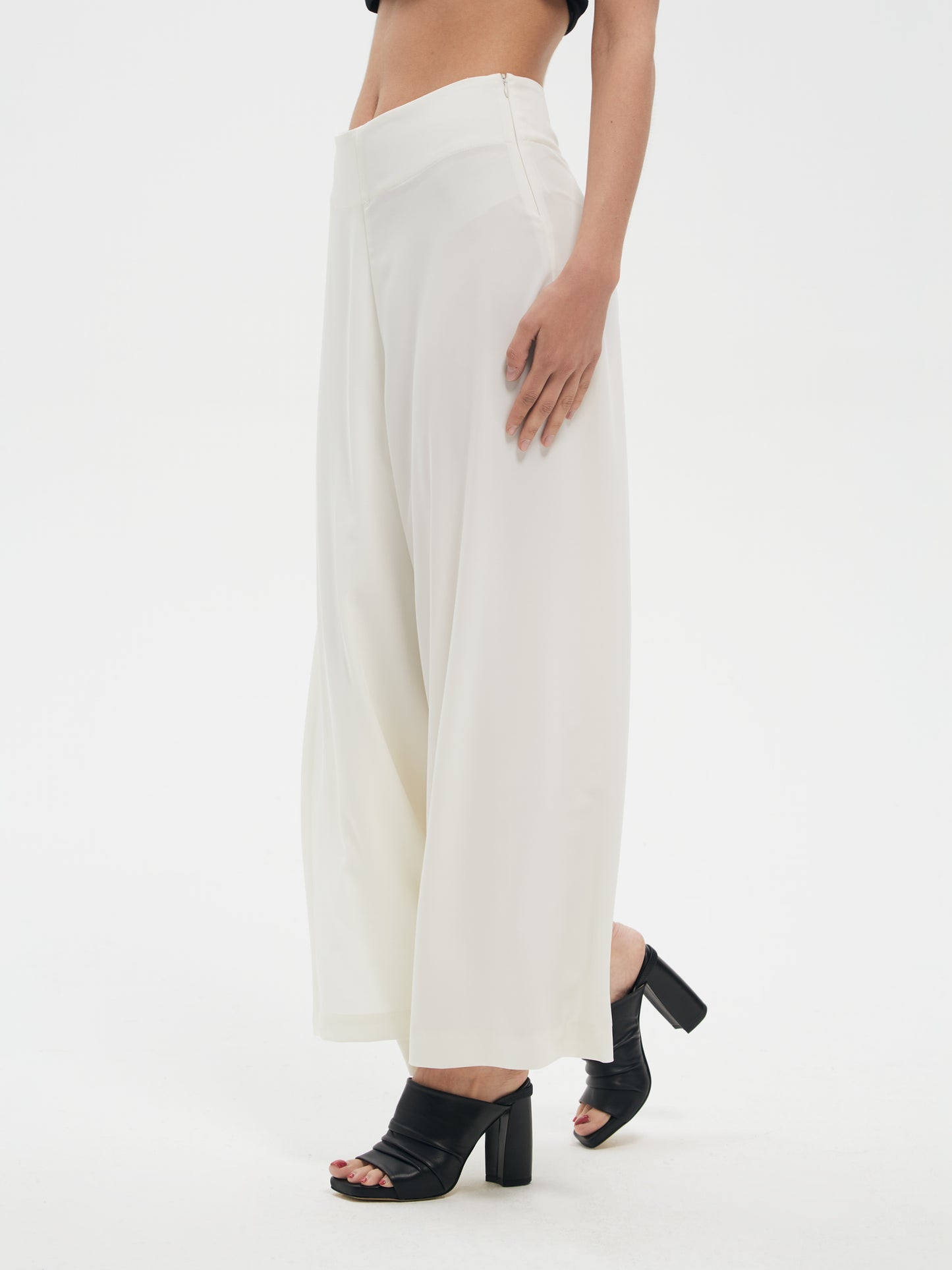 IXOS Pantalone palazzo BIANCO