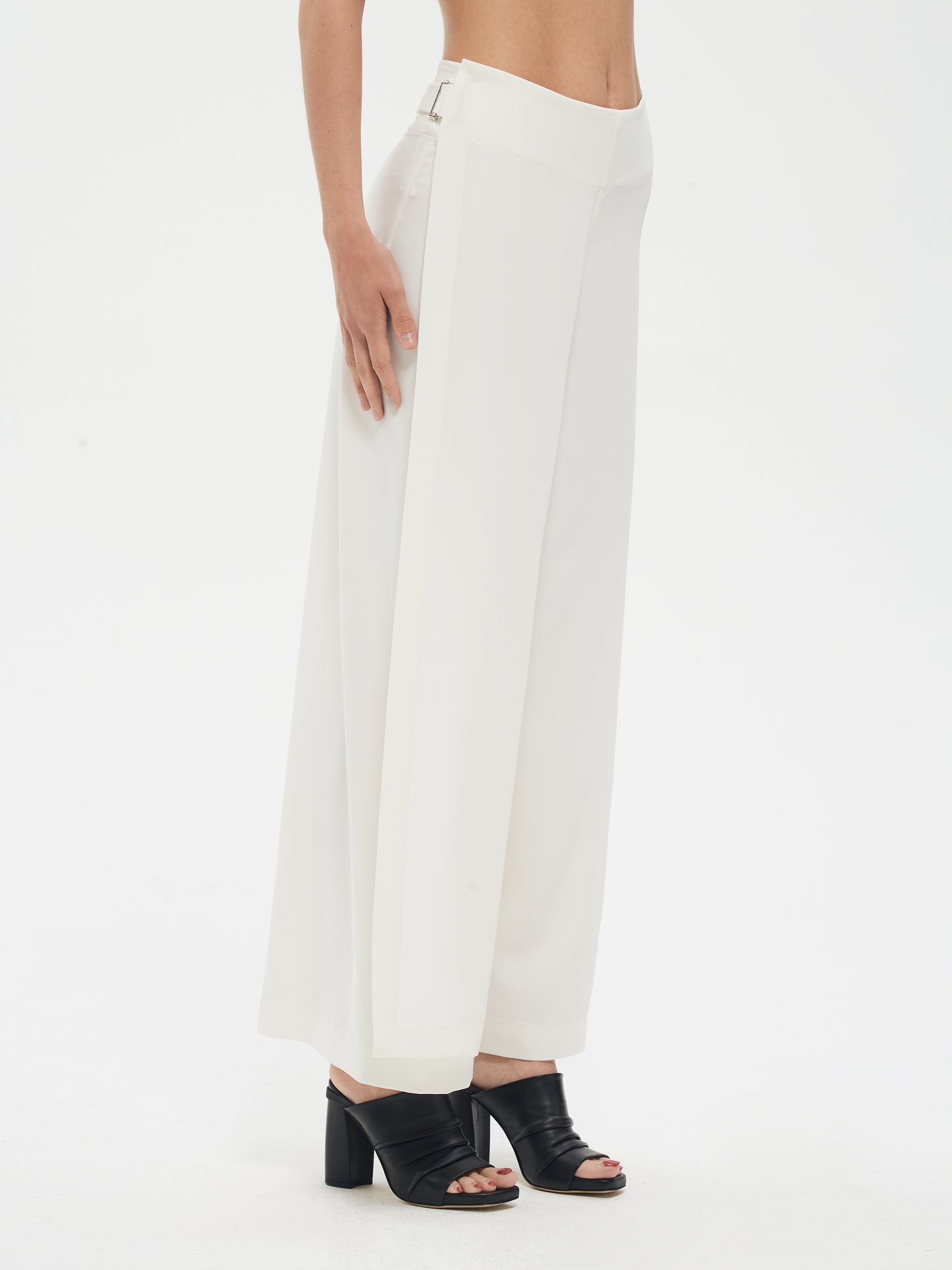 IXOS Pantalone palazzo BIANCO