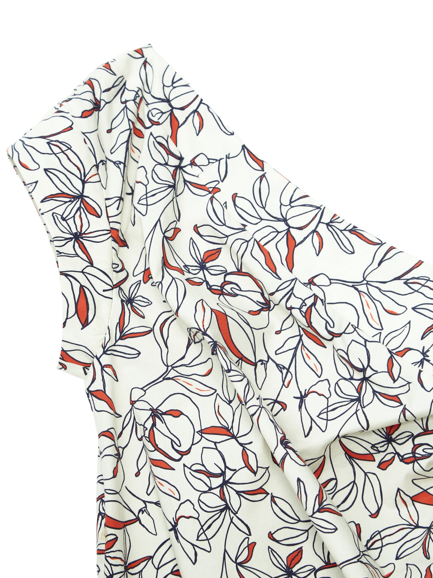 IXOS Top monospalla in tessuto stampato MULTICOLOR
