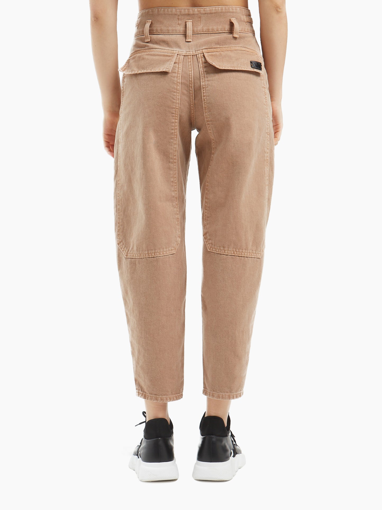 IXOS Jeans a vita alta MARRONE