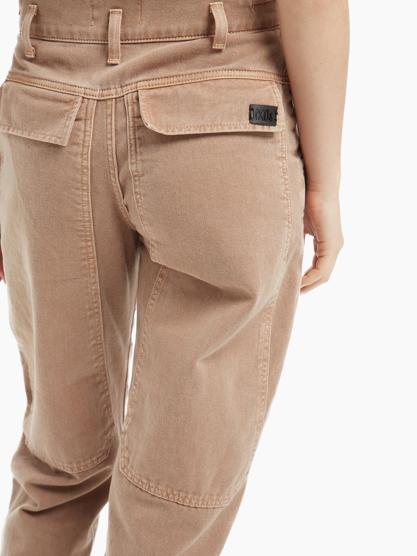 IXOS Jeans a vita alta MARRONE