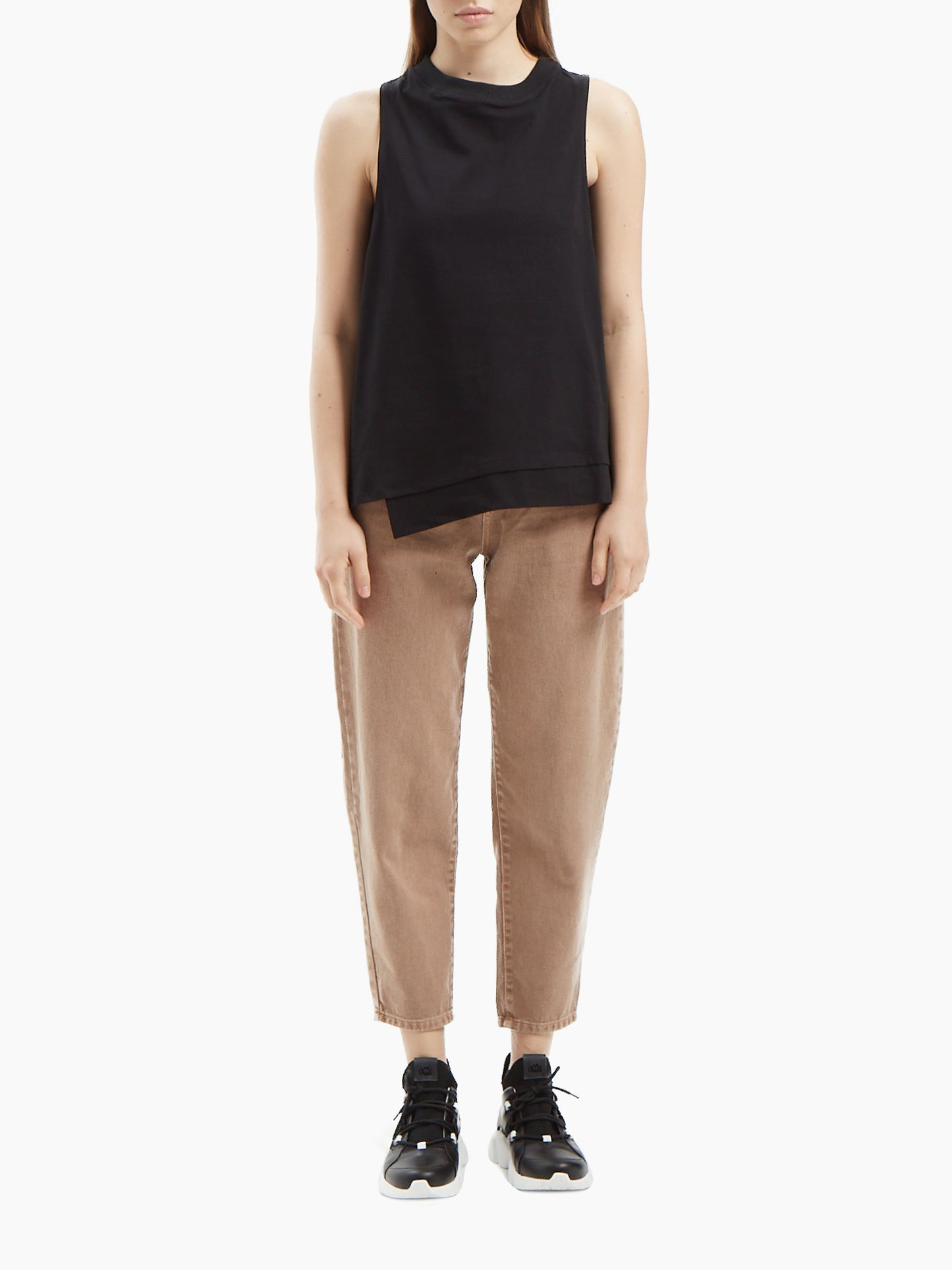 IXOS Jeans a vita alta MARRONE