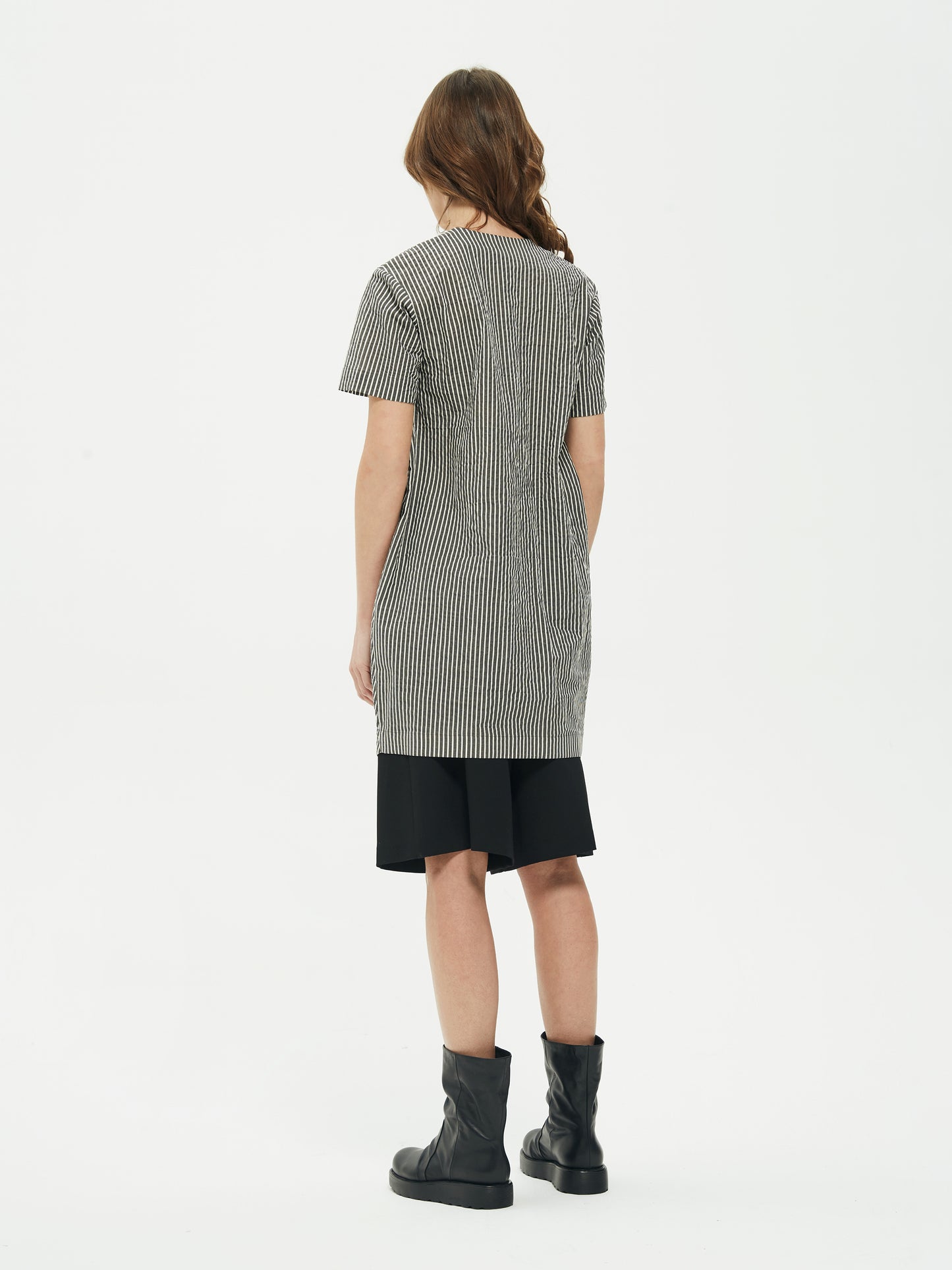 IXOS Abito con tagli geometrici GRIGIO