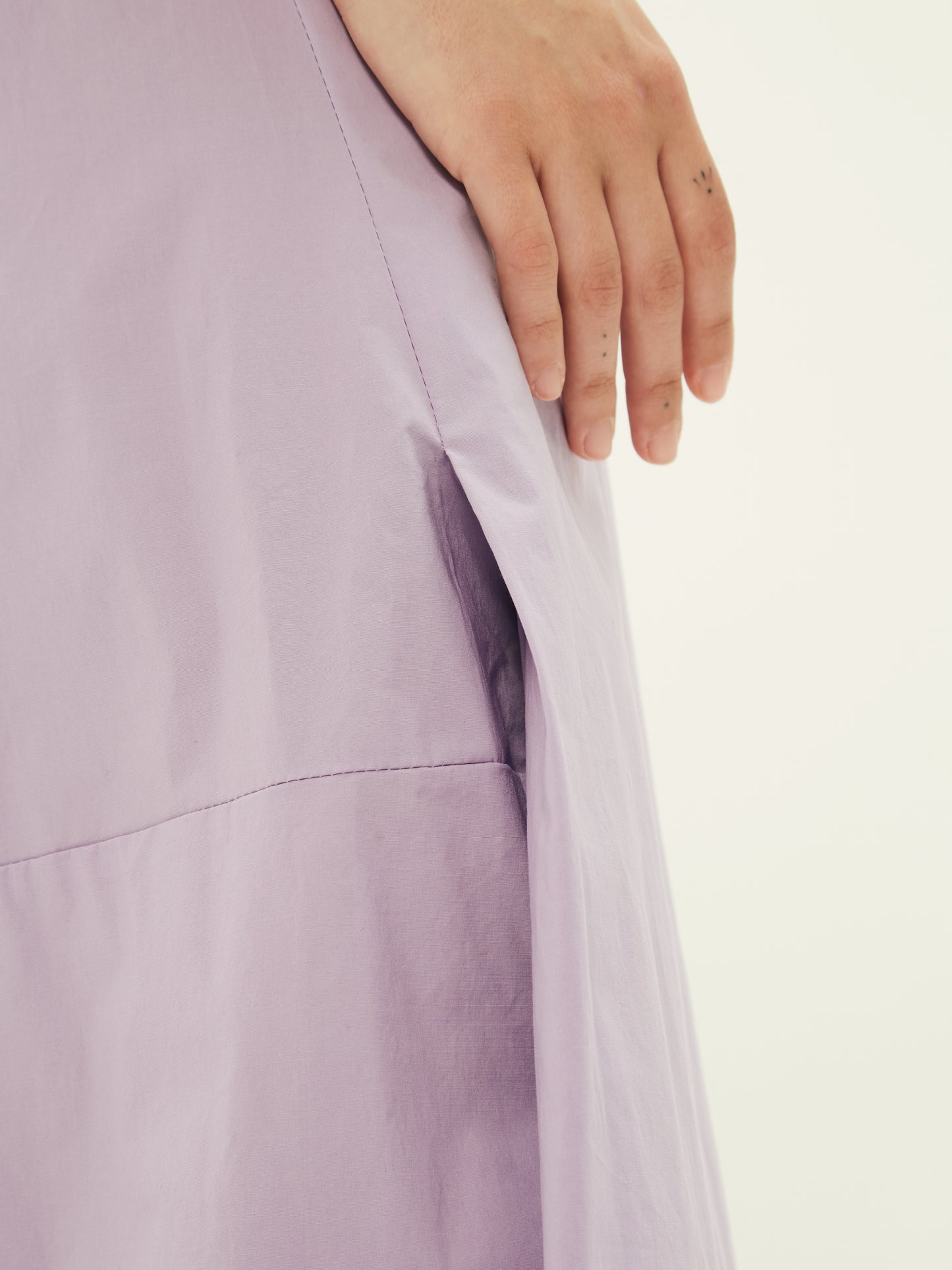 IXOS Abito lungo a tinta unita VIOLA