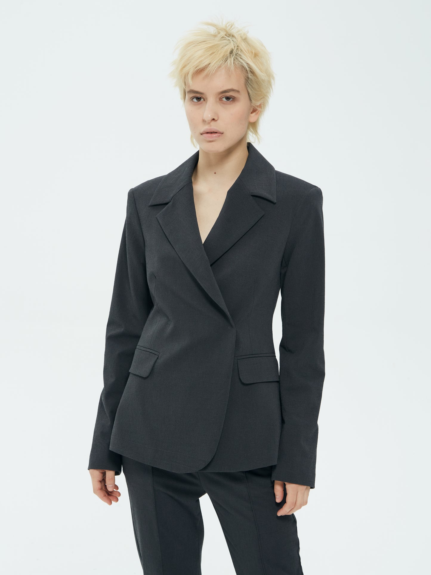 IXOS Giacca collo revers GRIGIO