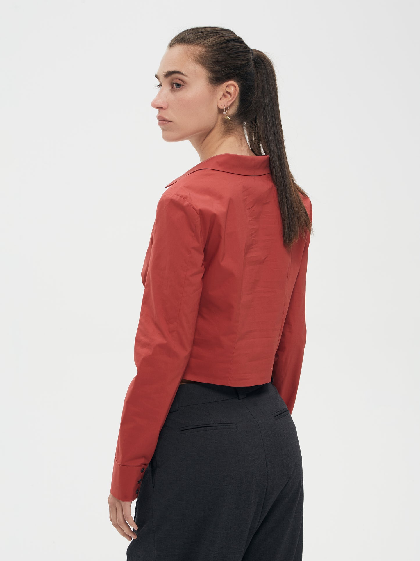 IXOS Camicia scollo a V VIOLA