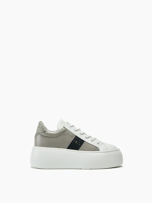 IXOS Sneakers maxi fondo BIANCO+GRIGIO