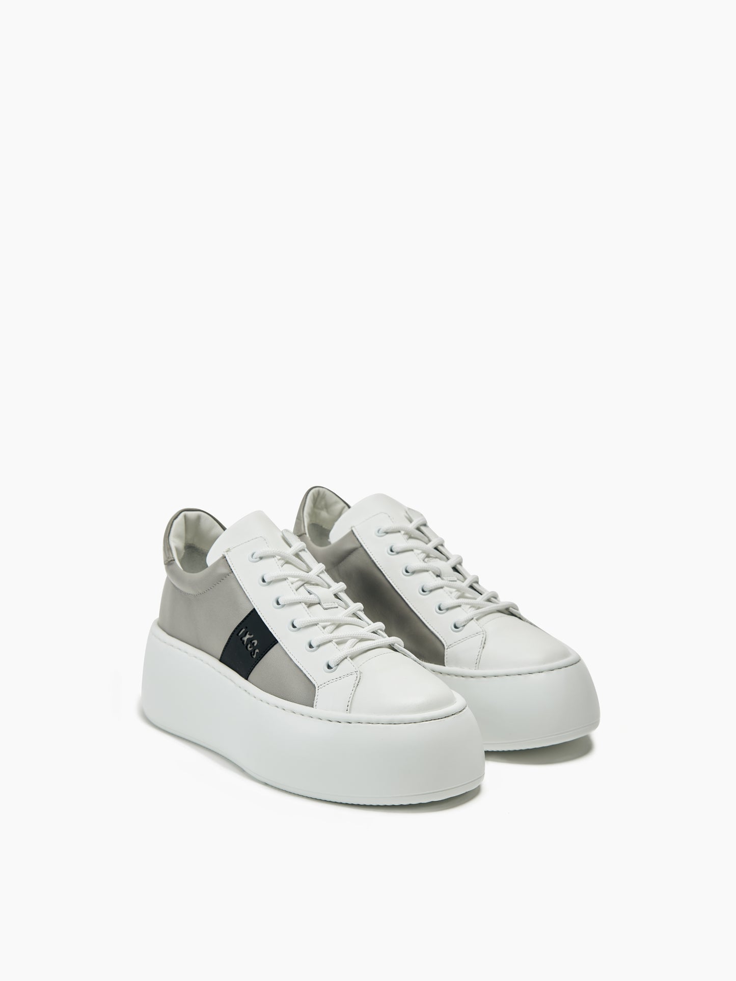 IXOS Sneakers maxi fondo BIANCO+GRIGIO